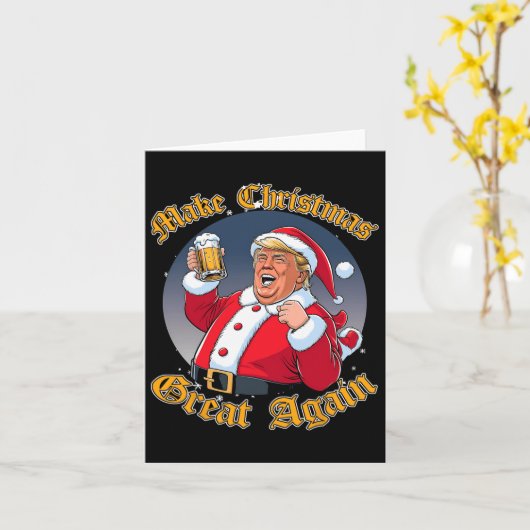 2024年再素晴らし度のクリスマストランプおもしろいを作る カード (黄色い花)