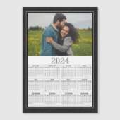 2024年写ミニマル真年磁気カレンダー (正面)