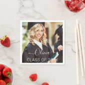 2024年写真卒業生のクラス スタンダードカクテルナプキン (インサイチュ)