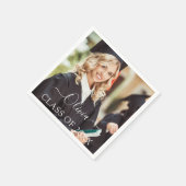 2024年写真卒業生のクラス スタンダードカクテルナプキン (角)