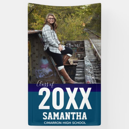 2024年写真大卒会のクラス 横断幕 (縦)