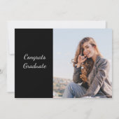 2024年写真白黒卒業会 招待状 (裏面)