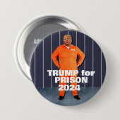 2024年刑務所のトランプ 缶バッジ (正面&裏面)