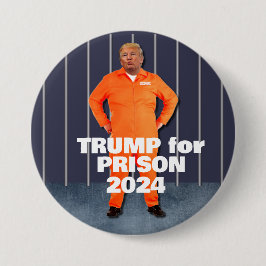 2024年刑務所のトランプ 缶バッジ