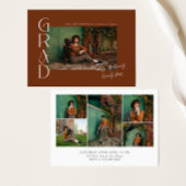 2024年卒業のテラコッタミニマリストクラス 招待状