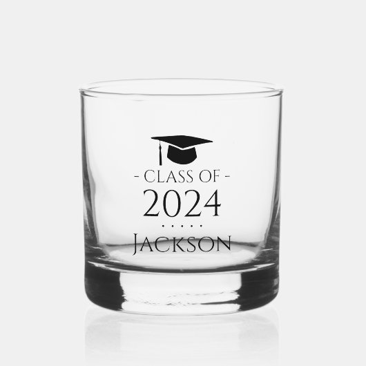 2024年卒業ウイスキーカスタムグラス教室 ウイスキーグラス (正面)