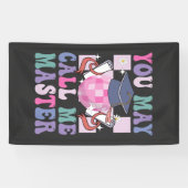 2024年卒業ギフトおもしろいマスターと呼んでくれ 横断幕 (横)