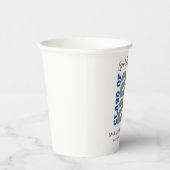 2024年卒業クラス青と灰色 紙コップ (右)