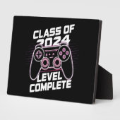 2024年卒業クラス レベルコンプリート シニア卒業 フォトプラーク (側面)