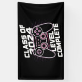 2024年卒業クラス レベルコンプリート シニア卒業 横断幕 (縦)