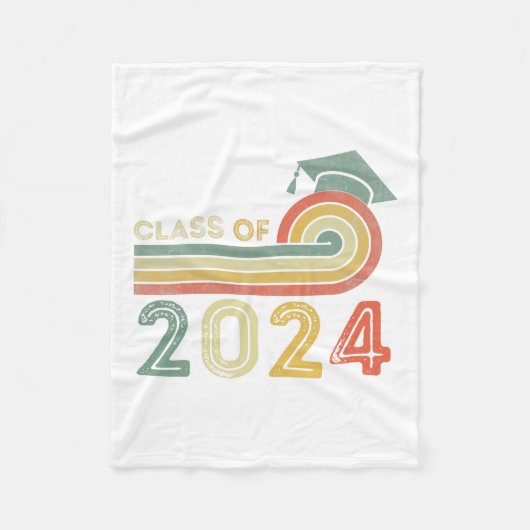 2024年卒業シニアクラス2024 フリースブランケット (正面)