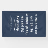 2024年卒業ネイビー・ブルーなら何でもできる 横断幕 (横)