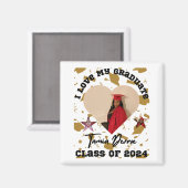 2024年卒業ハートが大好き マグネット (正面/裏面)