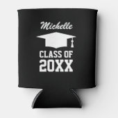 2024年卒業パーティー缶クーラーと卒業帽子 缶クーラー (正面)