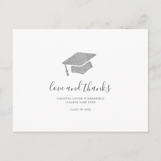 2024年卒業フォトグラードサンキュー ポストカード (正面)