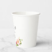 2024年卒業フローラ会の卒業クラス 紙コップ (左)