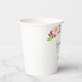 2024年卒業フローラ会の卒業クラス 紙コップ (右)