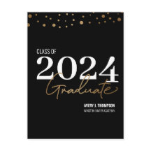 2024年卒業ブラック金ゴールド卒業