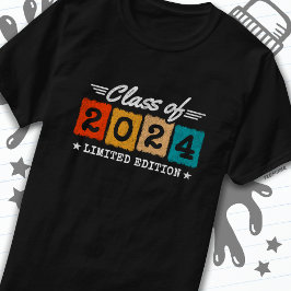 2024年卒業レトロ後期卒業 Tシャツ