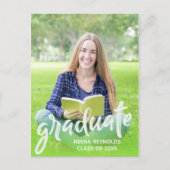 2024年卒業写真の発表とパーティー インビテーションポストカード (正面)