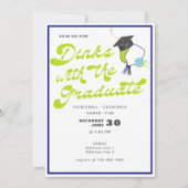 2024年卒業生のためのディンクス ピックルボール 卒業式 招待状 (正面)