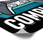2024年卒業生の初級レベル完全ゲーマーCl ポスター (角)
