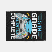 2024年卒業生の第5学年レベル完全ゲーマーCl フリースブランケット (正面(横))