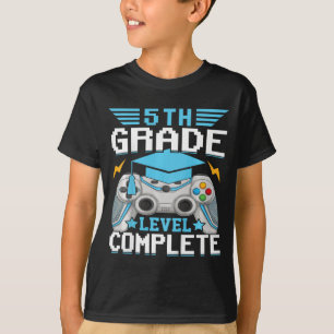 2024年卒業生の第5学年レベル完全ゲーマーCl Tシャツ