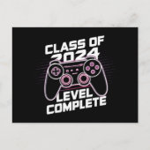 2024年卒業生 レベルコンプリート シニア卒業 ポストカード (正面)