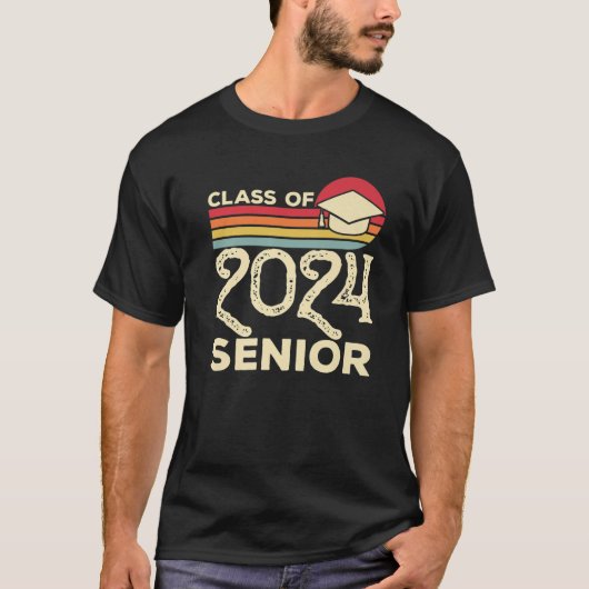 2024年卒業男子ヴィンテージ大学女子クラス Tシャツ (正面)