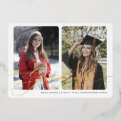 2024年卒業発表の写真クラス 箔シーズンカード (正面)