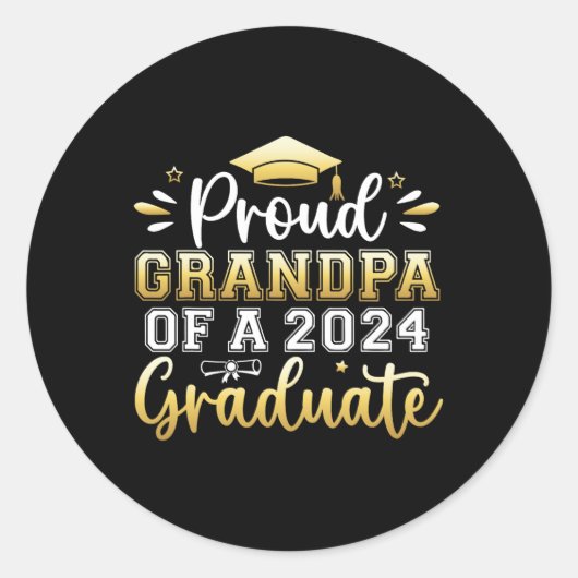 2024年卒業者の祖父 ラウンドシール (正面)