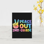 2024年卒業2年生Happy Last Day Of Scho カード (黄色い花)