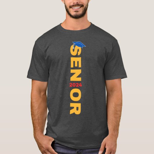 2024年卒業 2024年卒 2024年卒業生 レトロ ヴィンテージ Tシャツ (正面)