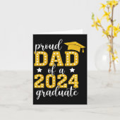 2024年卒業Aクラスのパパ202 カード (黄色い花)