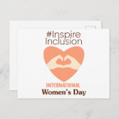 2024年国際的女子インクルージョンインスパイア数 シーズンポストカード (正面/裏面)