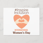 2024年国際的女子インクルージョンインスパイア数 シーズンポストカード (正面)