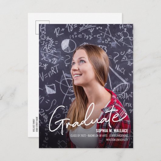 2024年大学カスタム大学院写真クラス 案内ポストカード (正面/裏面)