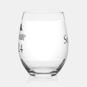 2024年大学院パーソナライズされた授業 ステムなしワイングラス (左)