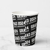 2024年大学院名白黒 紙コップ (右)