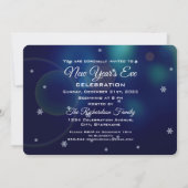 2024年大晦日パーティースノーフレーク 招待状 (裏面)