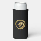 2024年大晦日パーティー中国の新年ドラゴン スリム缶クーラー (Seltzer正面)