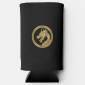 2024年大晦日パーティー中国の新年ドラゴン スリム缶クーラー (正面)