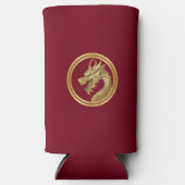 2024年大晦日パーティー中国の新年ドラゴン スリム缶クーラー (正面)