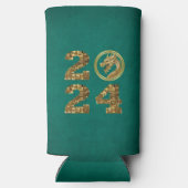 2024年大晦日パーティー中国の新年ドラゴン スリム缶クーラー (裏面)