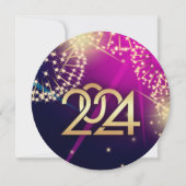 2024年大晦日パーティー花火 招待状 (正面)