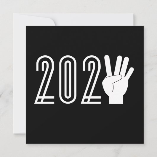 2024年大晦日 招待状 (正面)