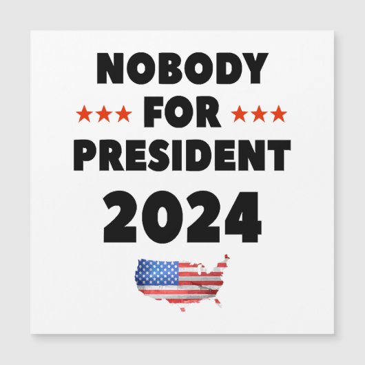 2024年大統領に誰もいらない (正面)