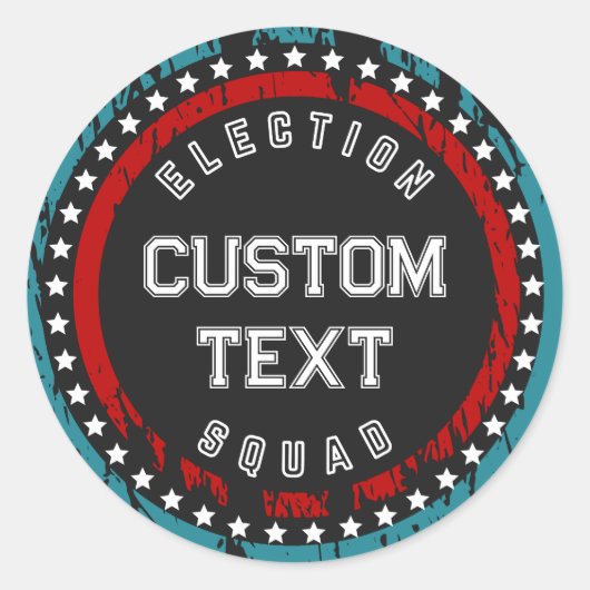 2024年大統領のの米国選挙政治運動 ラウンドシール (正面)
