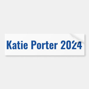 2024年大統領のケイティポーター バンパーステッカー